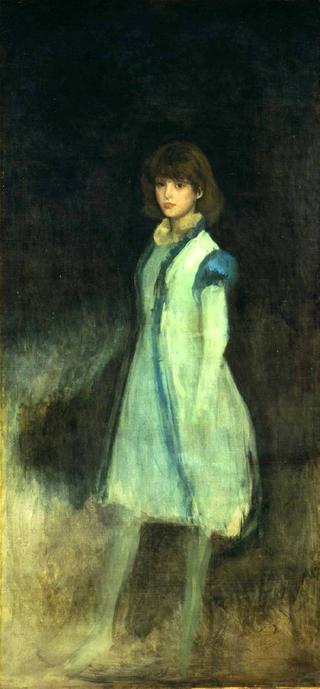 《蓝色女孩》：康妮·吉尔克里斯特的肖像