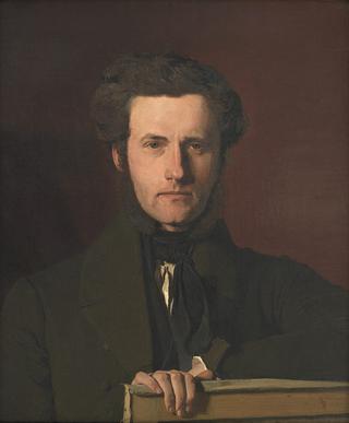 装饰画家乔治·希尔克的肖像