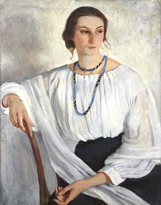 Portrait of E.E. Zelenkova nee Lancere