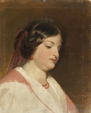 Study on the portrait of Fräulein von Heintl