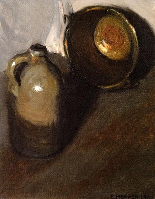 Still Life with Jug and Copper Bowl