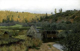 Autumn. The Watermill