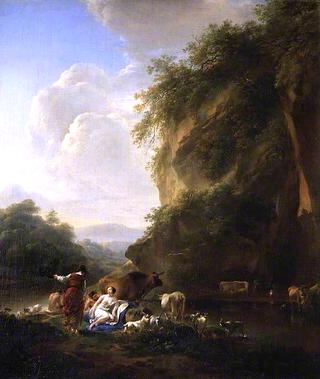 Landscape with Nymphs and Satyrs