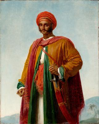 Portrait of an Indian (study)