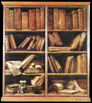 Trompe L'Oeil of a Bookcase