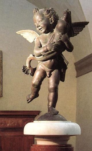 Putto with Dolphin