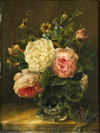 Still-Life with Flowers in a Crystal Vase