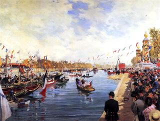 Inauguration of the Première Pierre du Pont Alexandre III, On the Occasion of the Universal Exposition of 1900