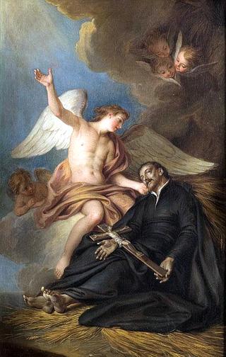 Angel Apearing to a Saint
