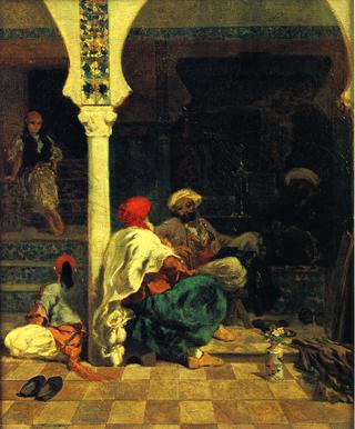 Tailors in front of the Mosque