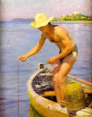 Hombre Pescando