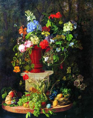 花和水果
