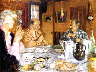 Luncheon with Henry-Jean Laroche at Saint-Jean House in Pont-l'Evêque