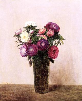 Vase of Flowers: Queens Daisies