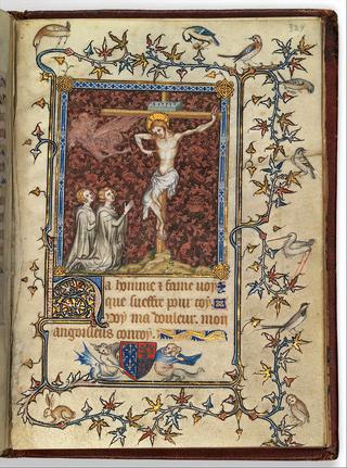 Miniature  from Psalter of Bonne of Luxemburg