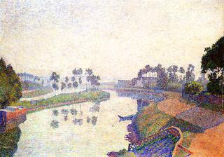 By the Oise at Dawn, Pontoise