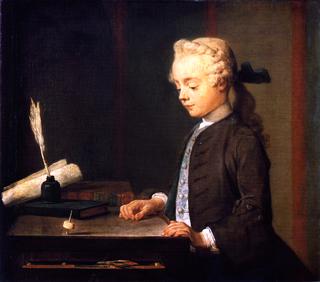 Boy with a Top (A Child with a Teetotum)