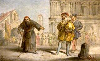 Scene from Shakespeare's 'The Merchant Of Venice'