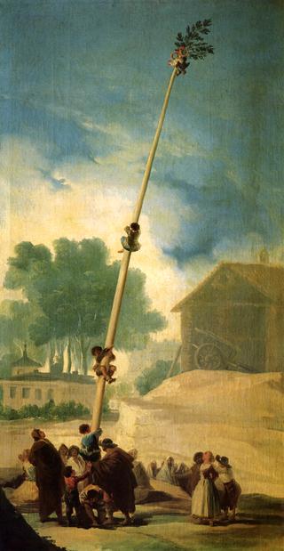 Paintings for La Alameda de Osuna ~ The Greasy Pole