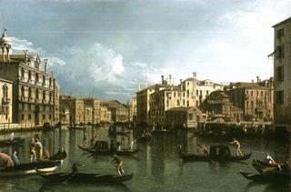 The Grand Canal, Looking North From the Palazzo Contarini Dagli Scrigni to the Palazzo Rezzonico