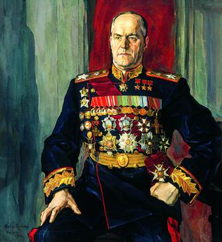 Portrait of Marshal Georgy Zhukov