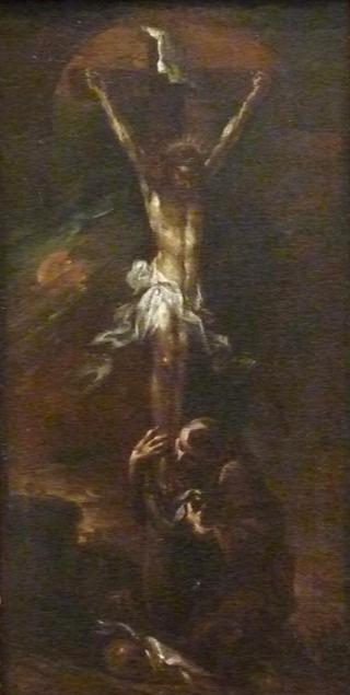 Christ on the Cross with Saint Francis of Assisi