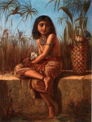 An Egyptian Flower Girl