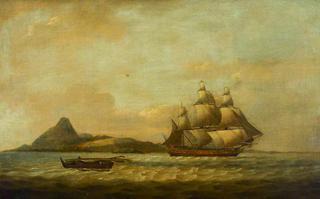 The East Indiaman 'Hindostan' and Other Vessels