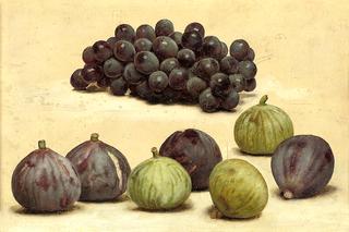 Still Life of Grapes and Figs