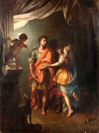 The Origin of Painting, Dibutades Tracing the Portrait of her Lover