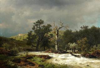 Course of a River in Hesse, before the Tempest