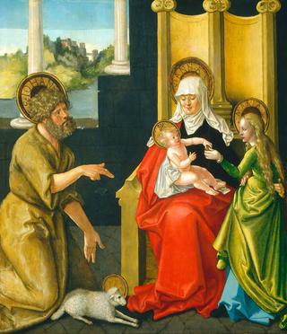 圣安妮与圣婴圣母和施洗者圣约翰