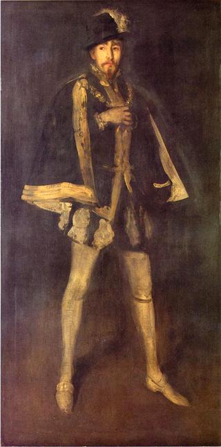 黑装，第三名：亨利·欧文爵士扮演西班牙的菲利普二世