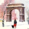 冬天漫步华盛顿广场