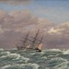 北海风暴中的“加拉西娅”号护卫舰