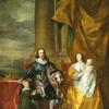 查尔斯一世和亨利埃塔玛丽亚以及他们的两个长子查尔斯王子和玛丽公主
