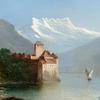 日内瓦湖奇隆城堡景观