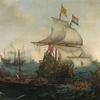 1602年10月3日，荷兰船只在英国海岸冲撞西班牙船只