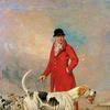托马斯希尔顿和他的猎犬“荣耀”