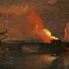 布里斯托尔骚乱：与圣玛丽·雷德克里夫一起烧毁王子街大桥上的收费站