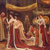 亚历山德拉女王在爱德华七世加冕典礼上的涂油