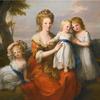 玛丽·梅和她的三个女儿的画像