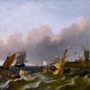 荷兰沿海船只和港口附近的商人