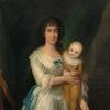 阿尔塔米拉伯爵夫人和她的儿子维森特·伊莎贝尔的肖像