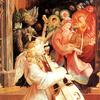 伊森海默祭坛画天使与耶稣降生音乐会