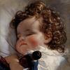 列支敦士登2岁的玛丽·弗兰齐斯卡公主肖像