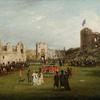 1798年8月9日在达德利城堡庭院举行的忠诚协会游行