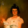 玛丽亚·特雷莎·德皮涅斯夫人和陀螺岩的肖像