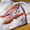 静物画：红鲻鱼