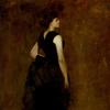 黑衣女子：玛丽亚·奥基·杜温的肖像